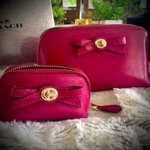 Large cosmetic bag only, Mint condition authentic Coach cosmetic case/bag.